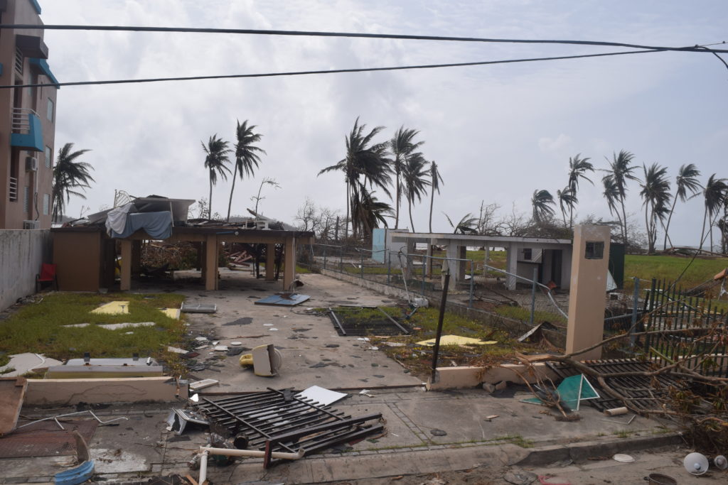 Punta Santiago, ubicada en Humacao, en la isla principal de Puerto Rico, sufrió graves daños durante el huracán María. Crédito de foto: Will O'Hearn